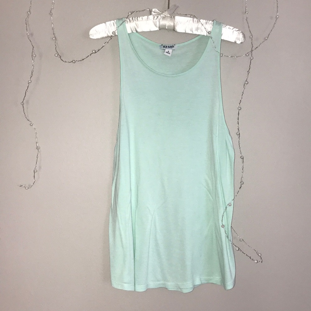 Green tank top